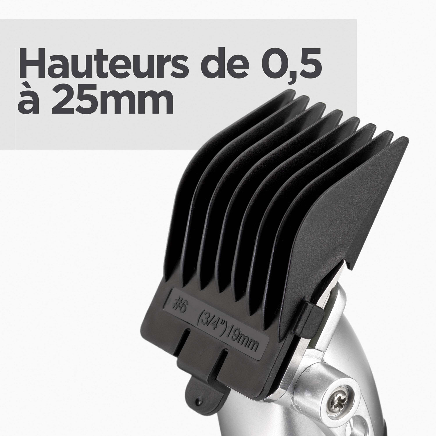 Hauteurs de 0,5 &agrave; 25mm